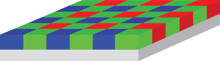 传统的 RGB 滤波器